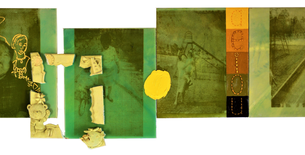 Alma Robledo pintura mexicana pintura actual pintura contemporanea album familiar nostalgia mexicana mexican doomer