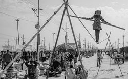 Balancing Act.Kumbh mela.2019
