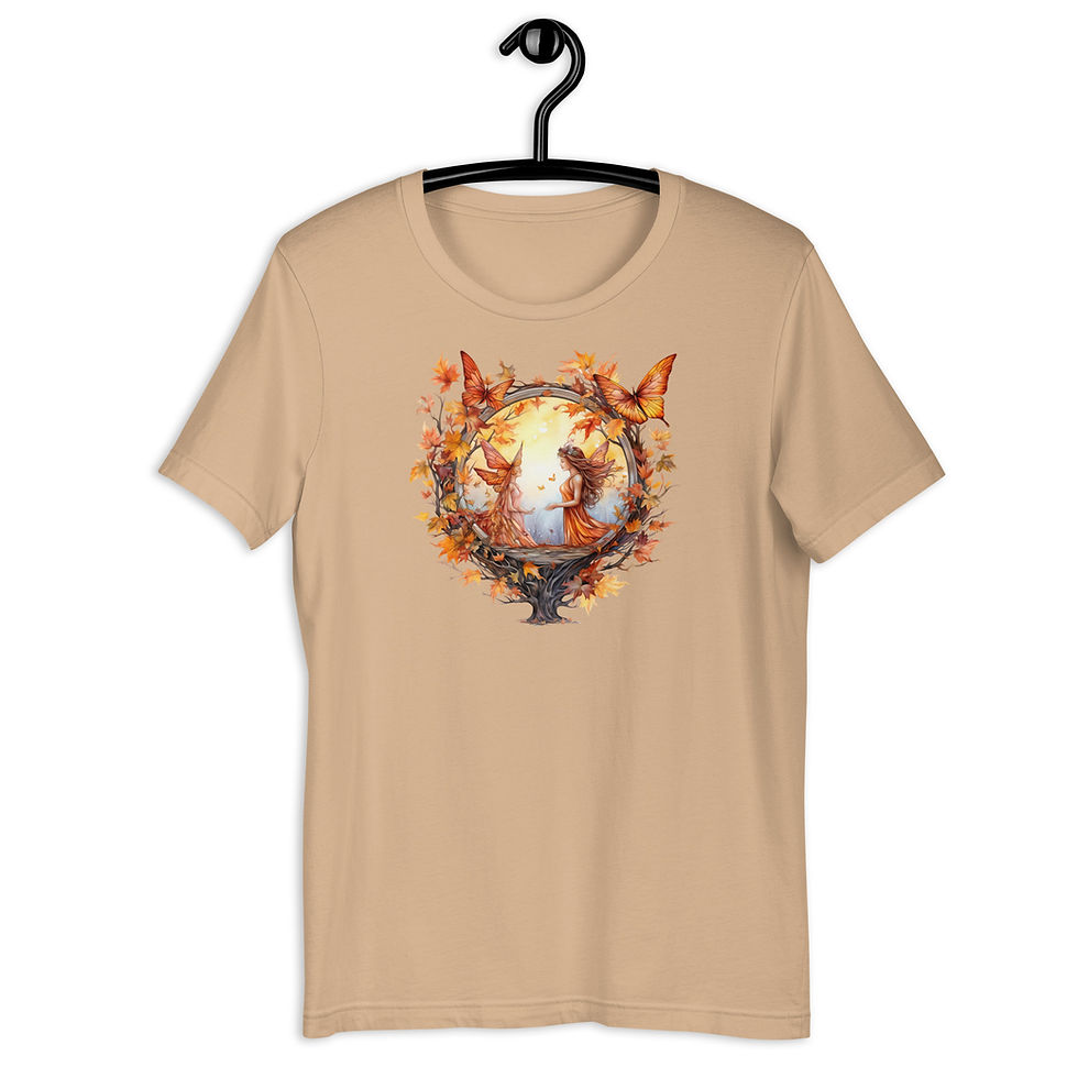 Thumbnail: Fall Fairies Unisex t-shirt