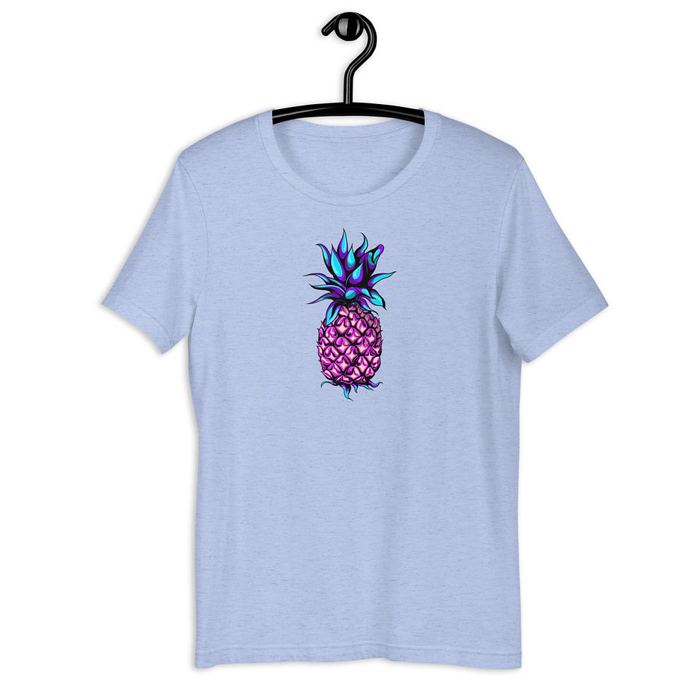 Thumbnail: Tropical Pineapple Short-Sleeve Unisex T-Shirt