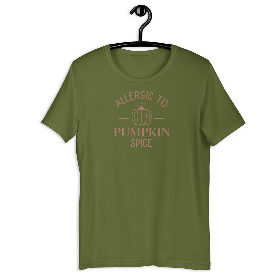 Thumbnail: I am Allergic to Pumpkin Spice Unisex t-shirt