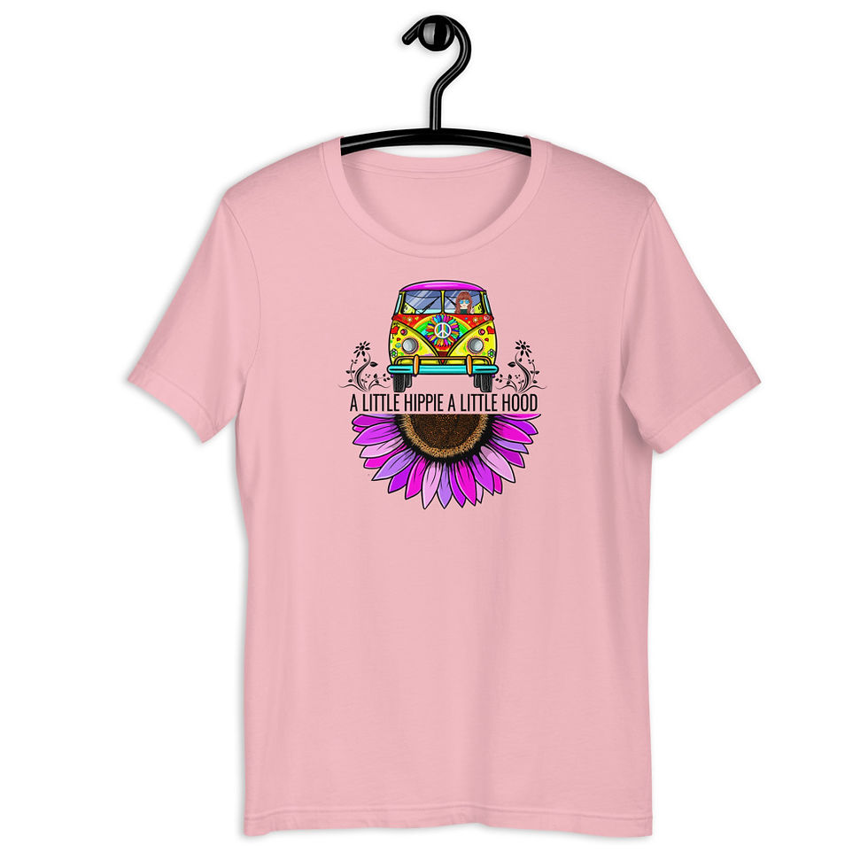 Thumbnail: A Little Hippie, A Little Hood Short-Sleeve T-Shirt