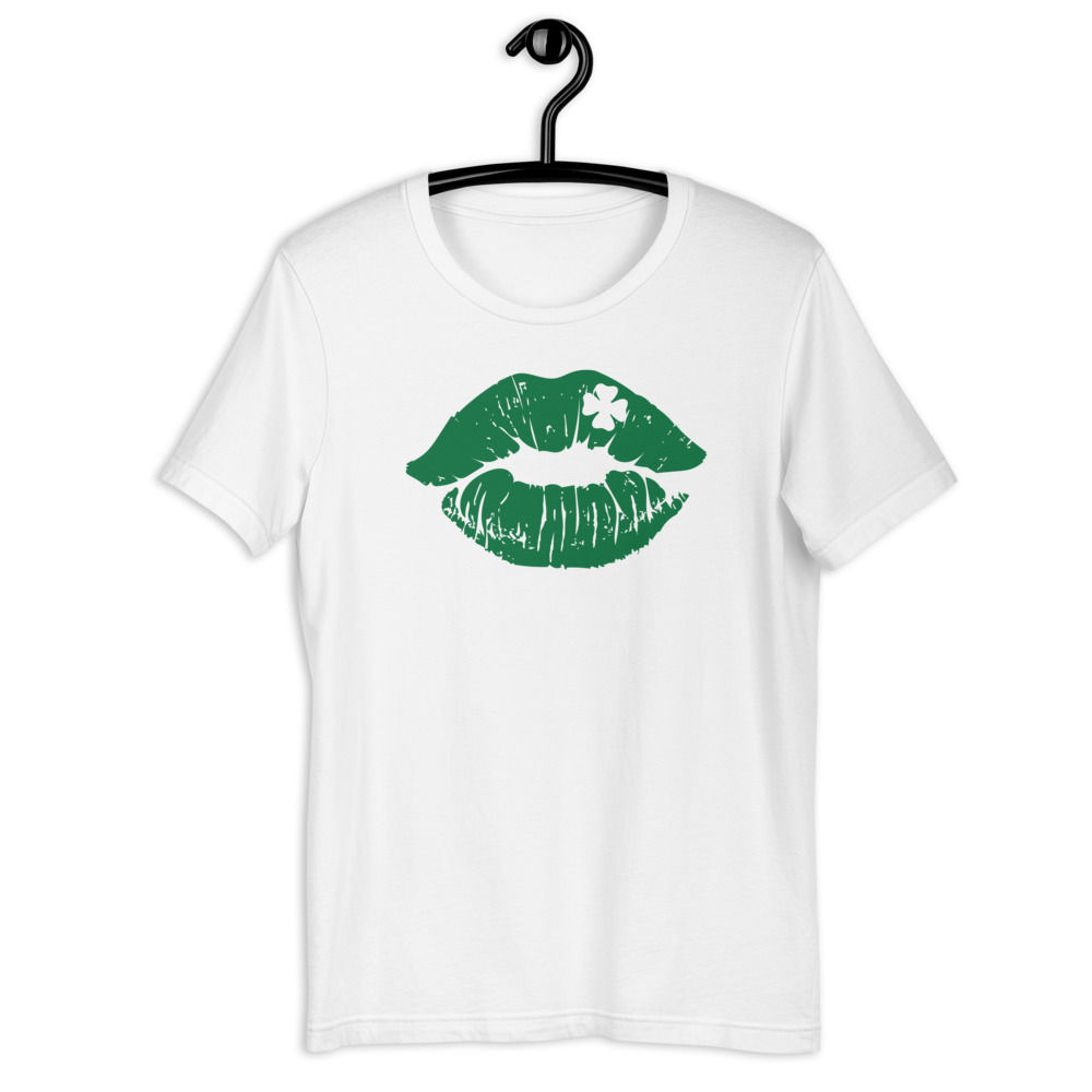 Shamrock Lips Short-Sleeve Unisex T-Shirt