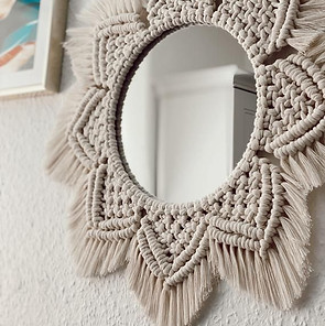 macrame new mirror