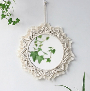macrame round mirror manufacturer