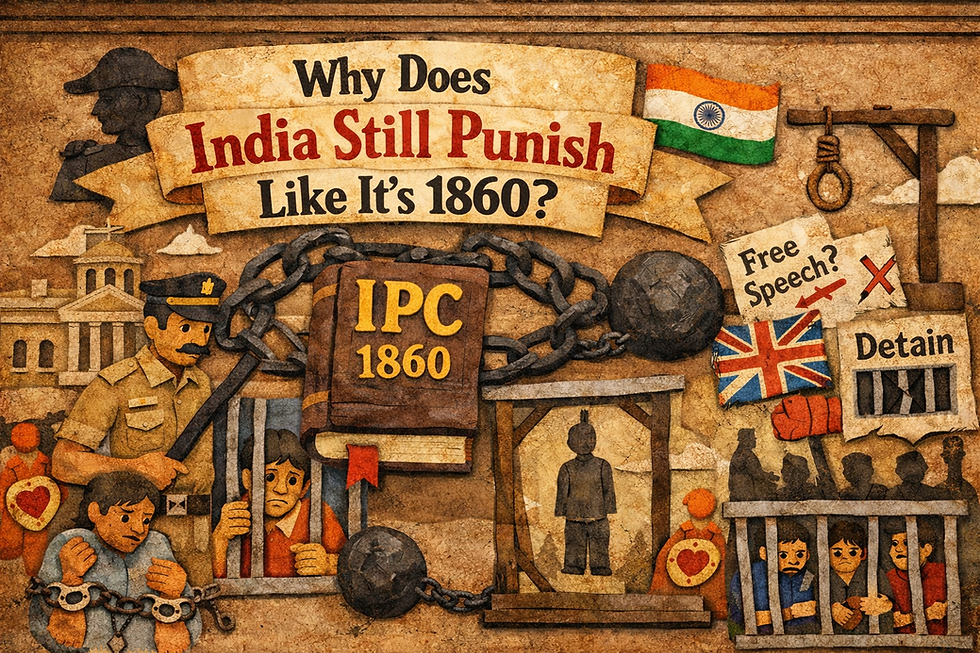 Why does India still Punish like it’s 1860?