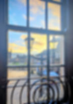 View from a coffee shop of Market Square, Macclesfield