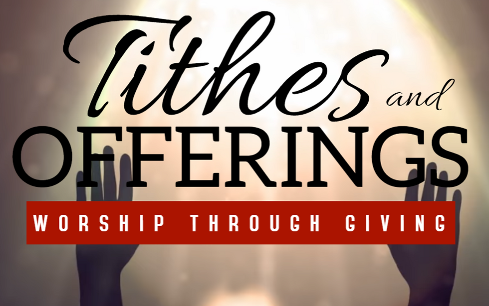 Church of Christ offerings banner