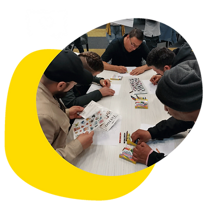 People doing a workshop