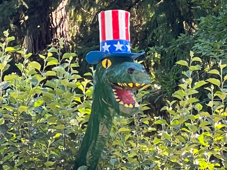 Red, White, and Dino