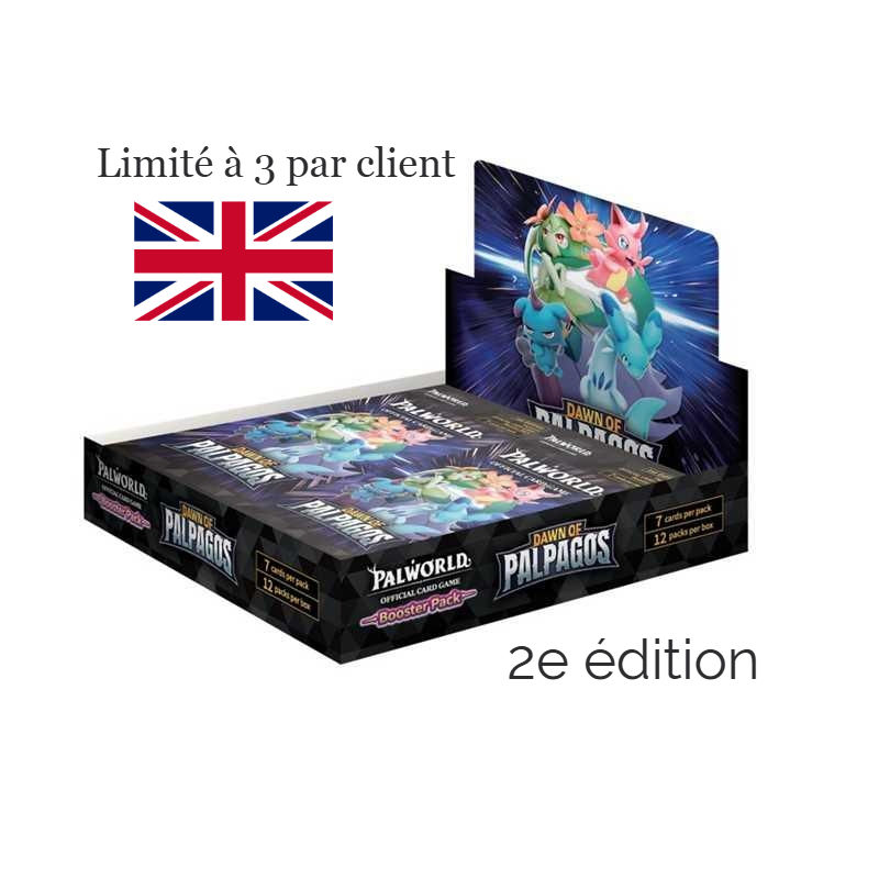 Display Palworld OCG - Dawn of Palpagos 2e édition EN