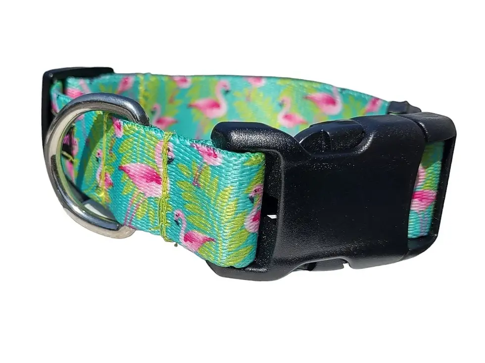 Thumbnail: Flamingo Dog Collar