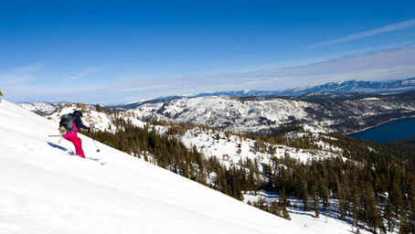 skier in the backcountry