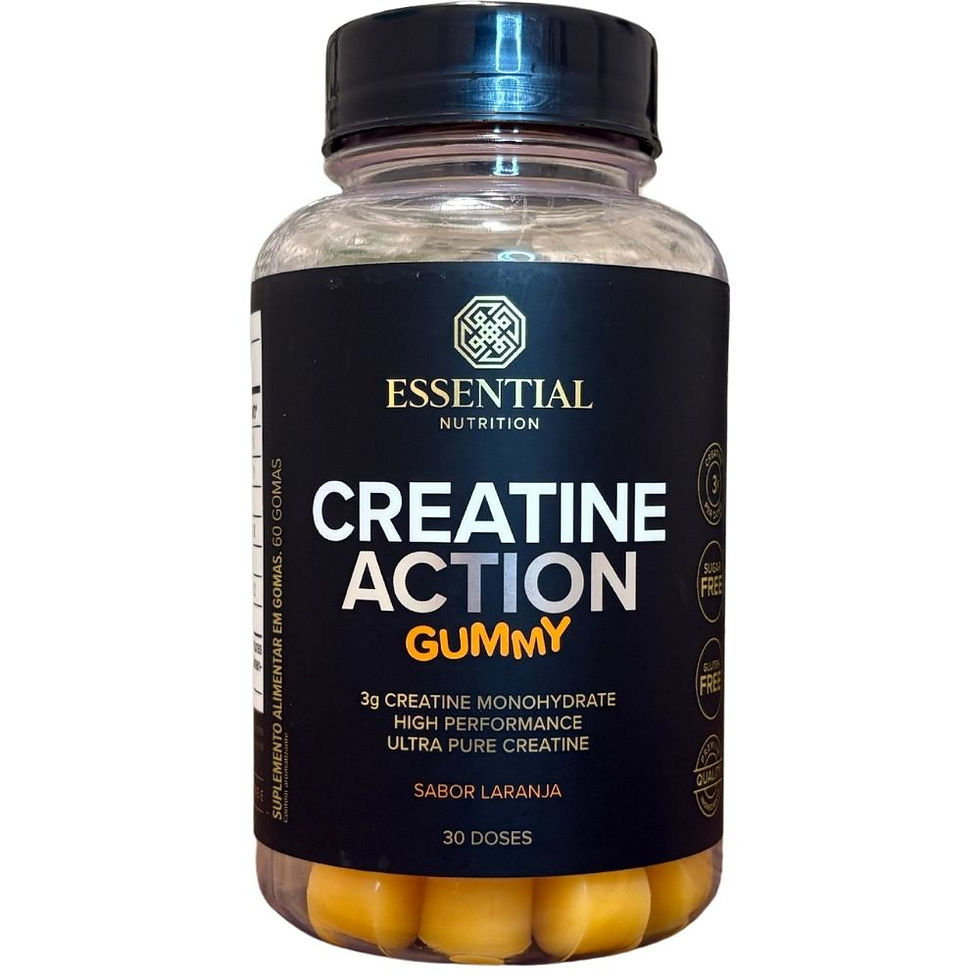 Creatine Action Gummy Laranja 60un - Essential