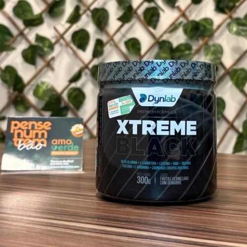 Xtreme Black (300g) Frut. Verm. e Gengibre - Dynlab | Amo Verde