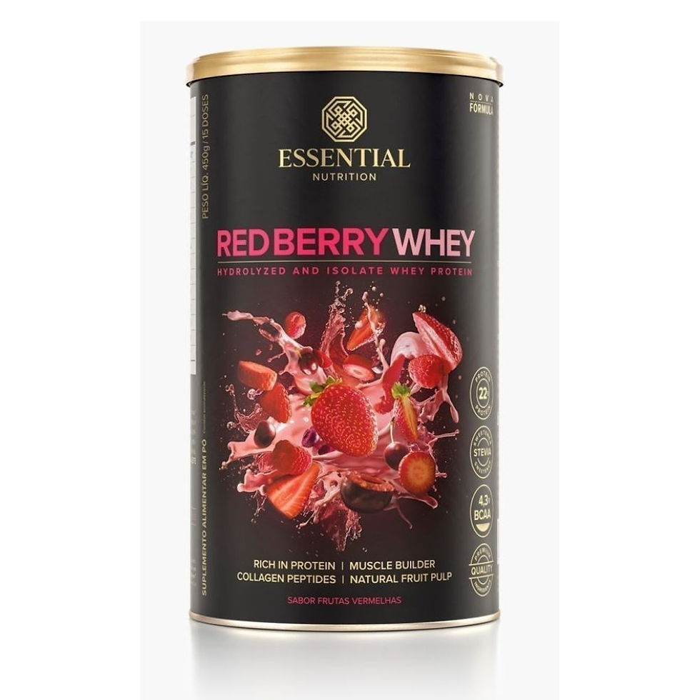 Red Berry Whey Lata 450g - Essential