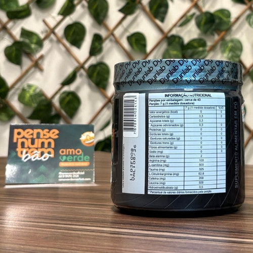 Xtreme Black (300g) Frut. Verm. e Gengibre - Dynlab | Amo Verde