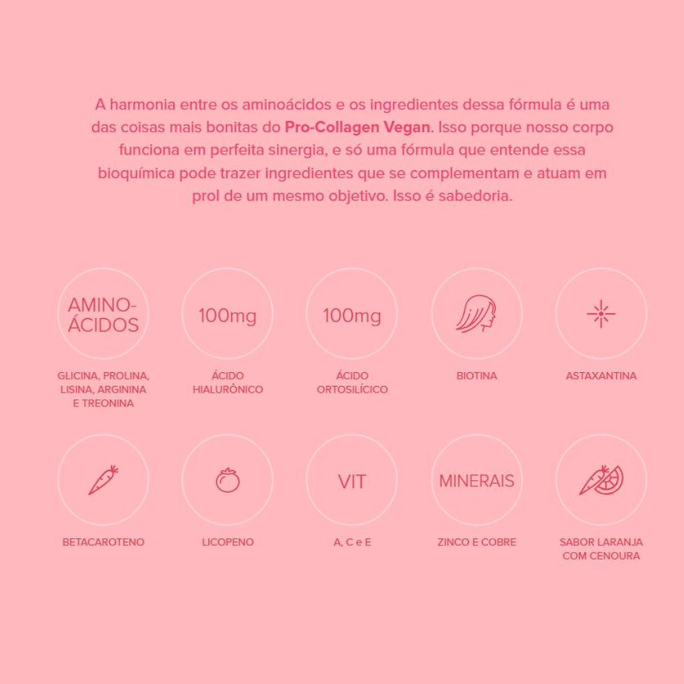 Miniatura: Vegan Pro-Collagen Laranja e Cenoura 369g 30doses - Essential
