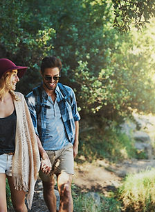 Nature Hike Couple