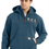 Thumbnail: Carhartt Quarter- zip Hooded Sweatshirt-Storm Blue Heather