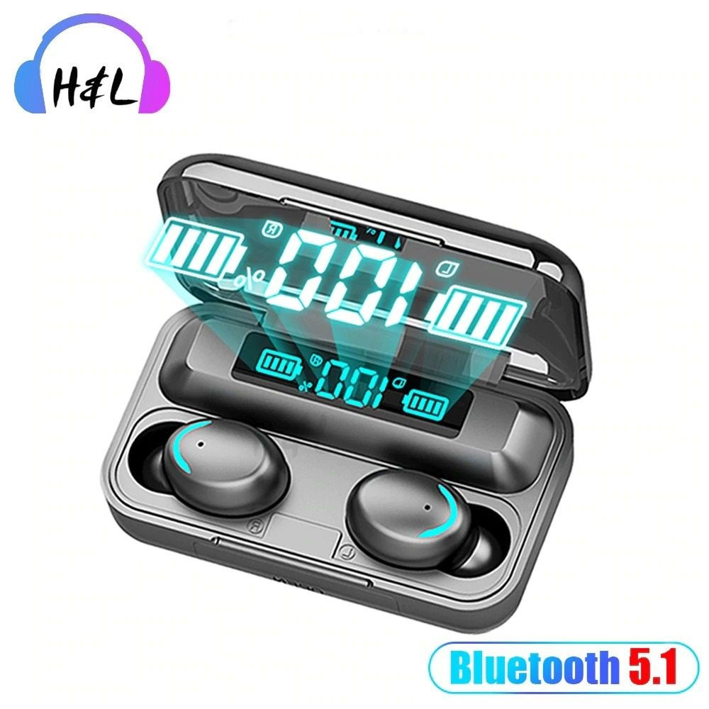 TWS Wireless Earbuds Bluetooth V5.0 F15 Headsets Earphones for iPhone Android-9B