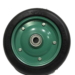12x2" Rim Type Solid Rubber Wheel