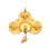 Thumbnail: 14 Karat Yellow Gold Filigree Pearl Pendant