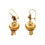 Thumbnail: Victorian 14 Karat Yellow Gold Filigree Tassel Earrings