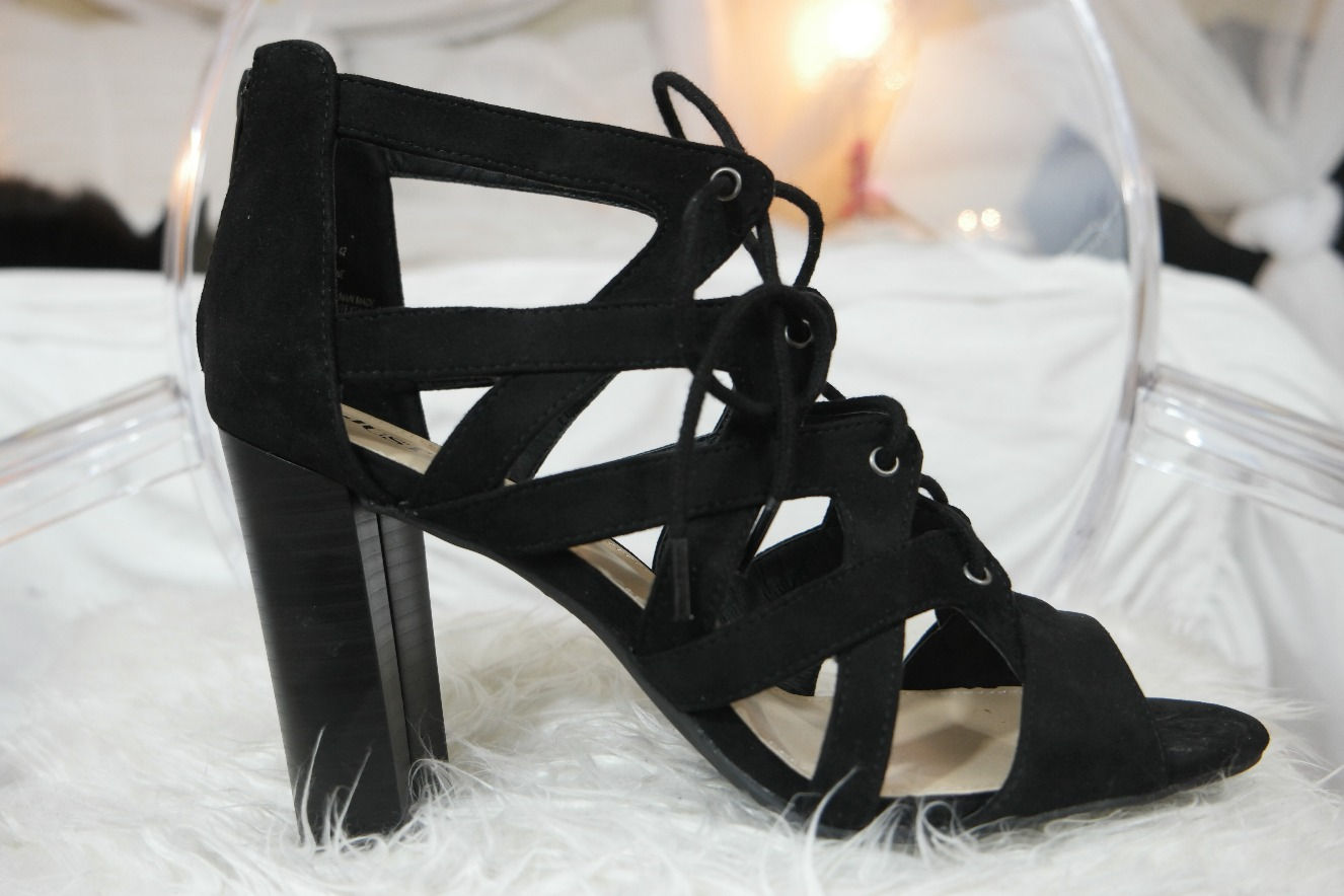 Black Strappy Heels