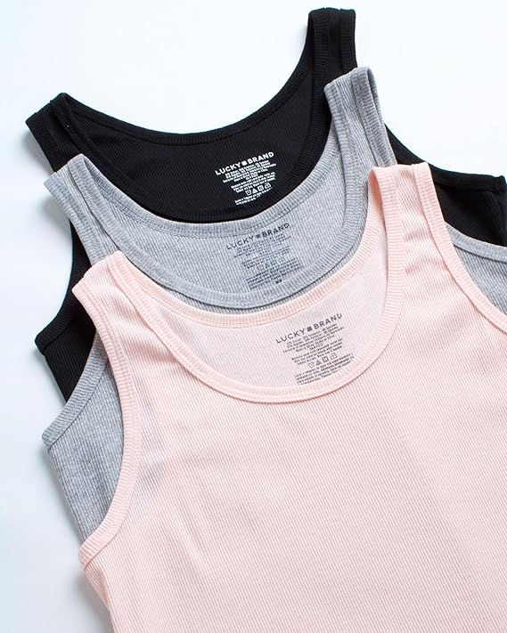 Thumbnail: Sweaty Workout And Bedtime Ribbed Tank Tops