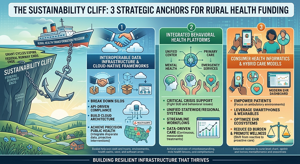 The Sustainability Cliff: 3 Strategic Anchors for Rural Health Funding