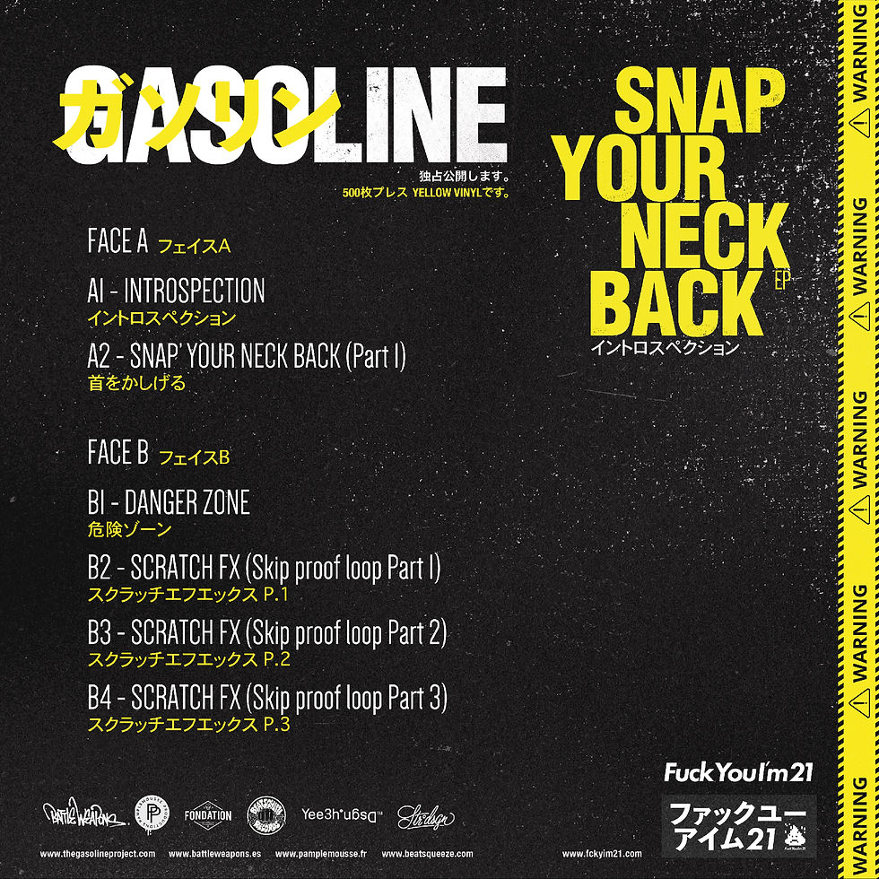 Miniaturbild: Gasoline - Snap Your Neck Back EP