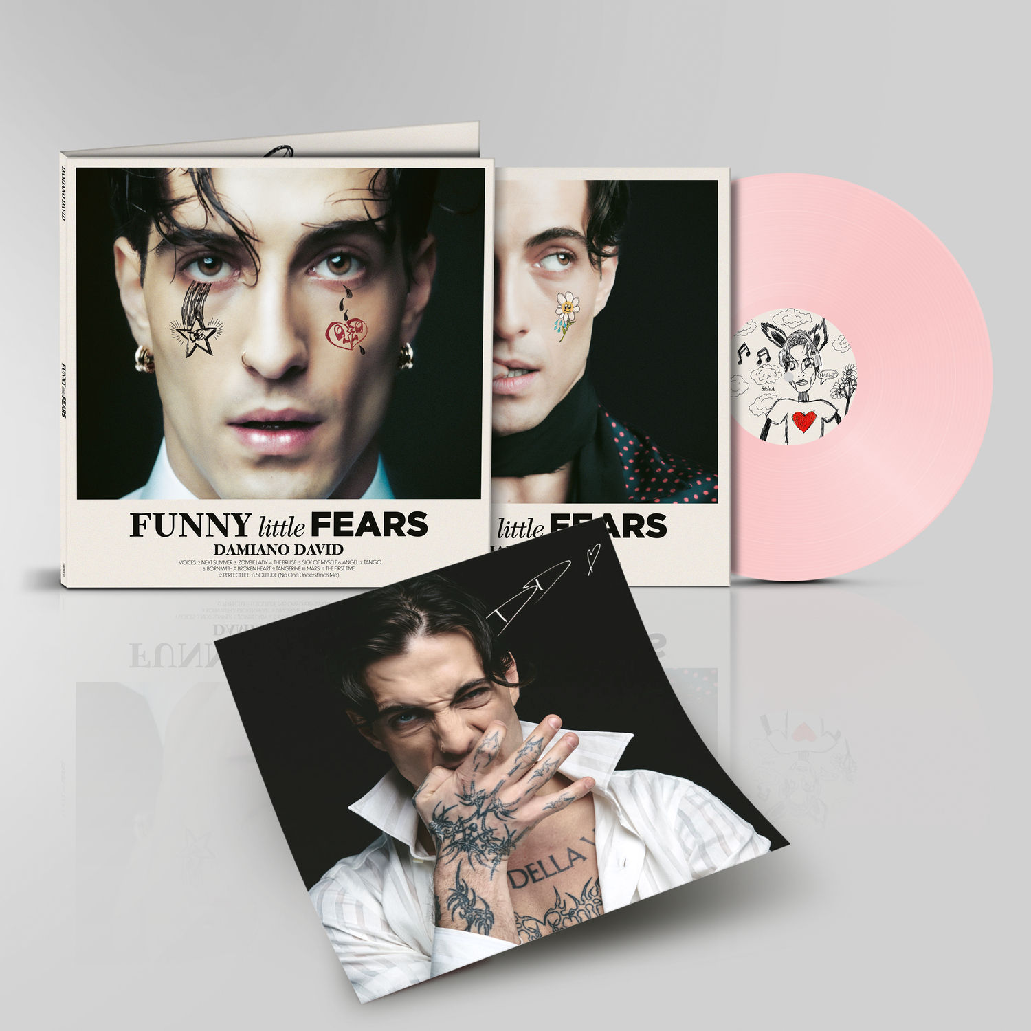 Damiano David - Funny Little Fears (Pink vinyl in gatefold Signed Limited Edt.)