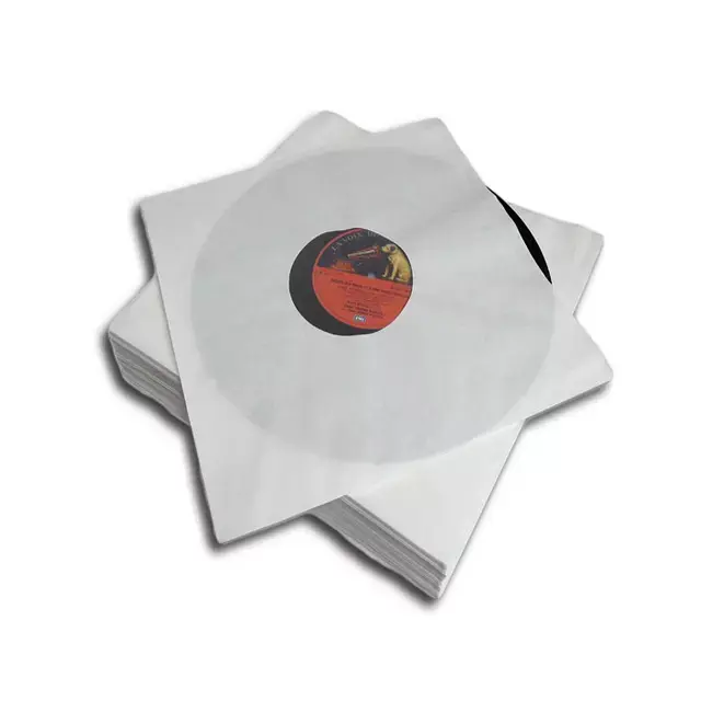 Miniatura: Sleeve interne per vinili, in carta con inserto in plastica antistatica (12")