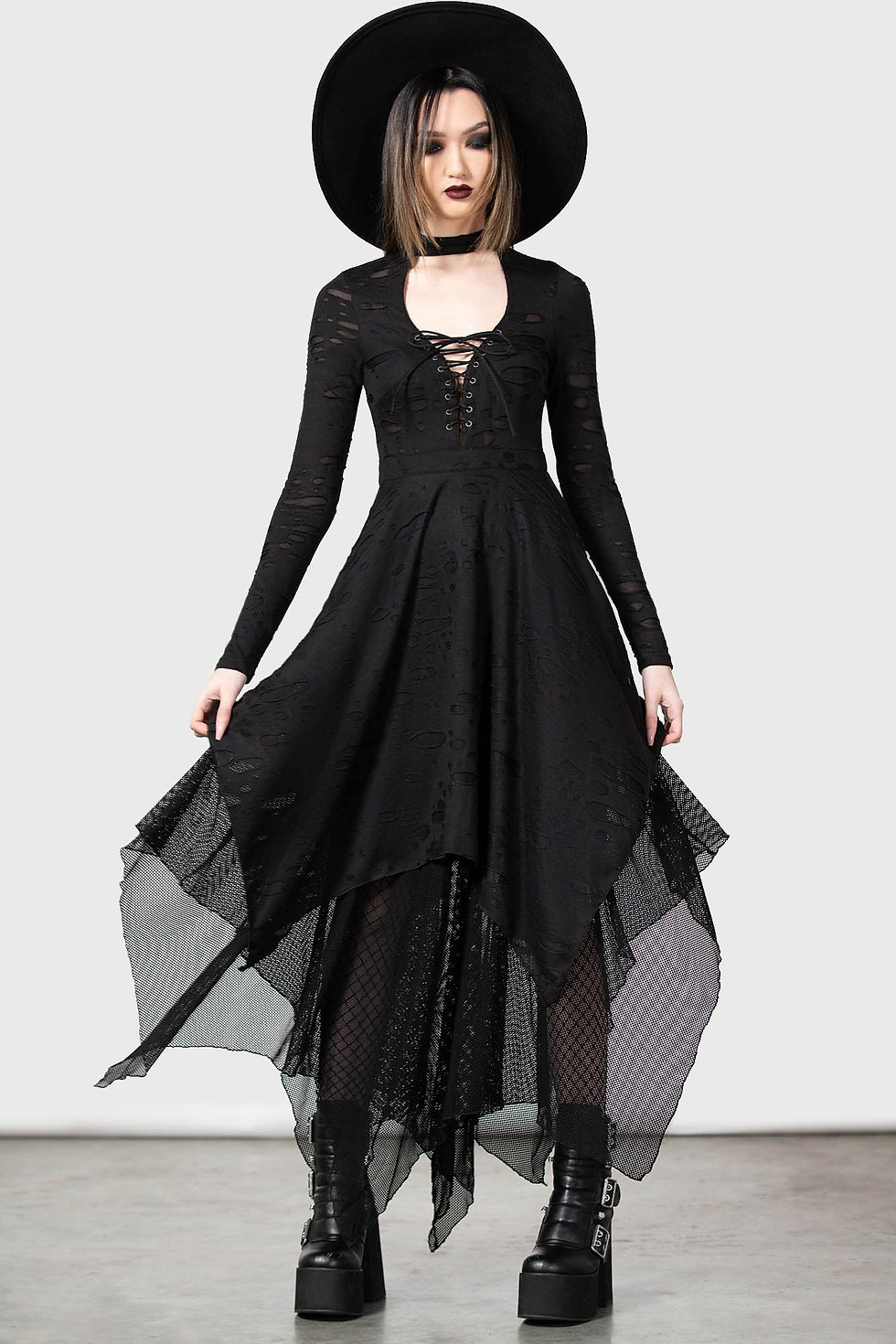 Miniaturbild: BONELAND ARROW MAXI DRESS / KILLSTAR