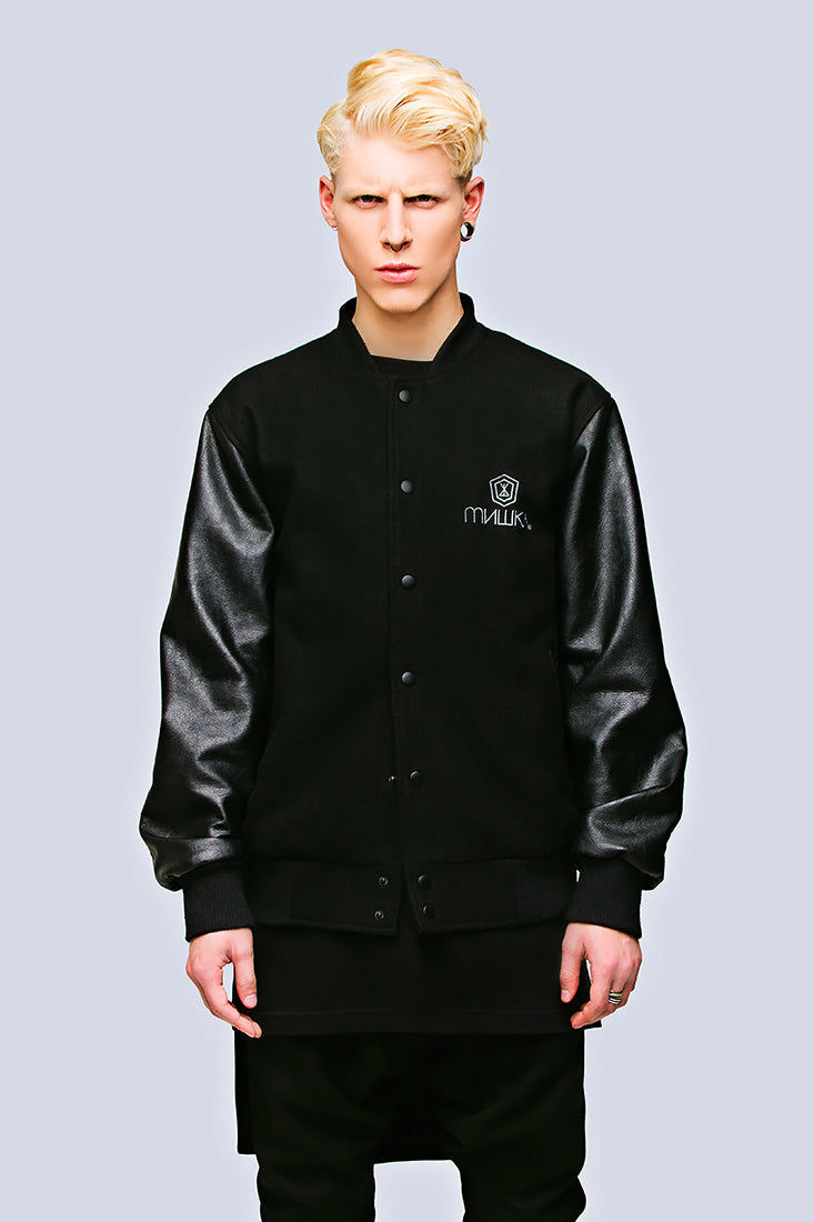Miniaturbild: LONG X MISHKA Mishka Chain Varsity Jacket (Vegan)