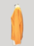 Suéter Tricot Cashmere e Seda Laranja Forum de Lateral