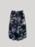 Bermuda Crepe de Seda Floral Animale Vista de Frente