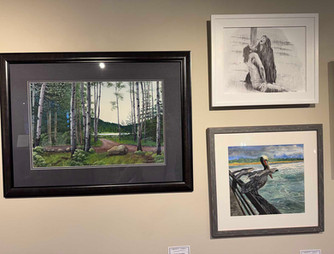 Artists from left to right: Becky Gromlich (1),Antonio Romery (2 top), Nancy Huck (2 bottom)
