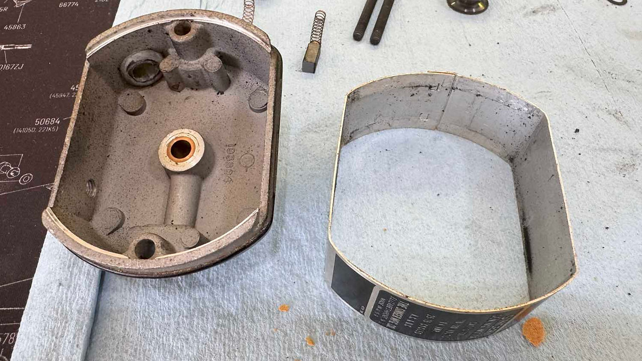 Carbon dust removed