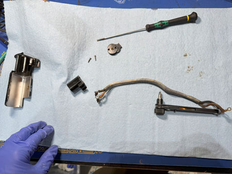 Lamp wiring - before