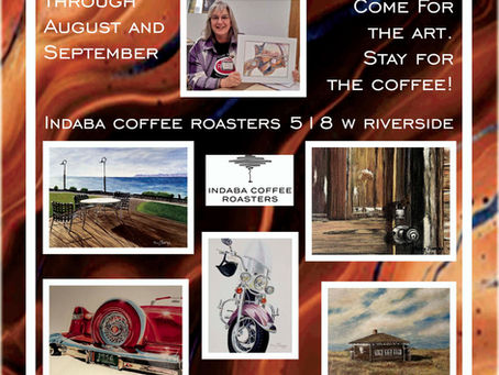 Mary Thomas at Indaba Coffee this August and October