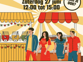 Buurtmarkt zaterdag 27 juni