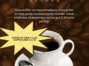 Koffie en Thee update