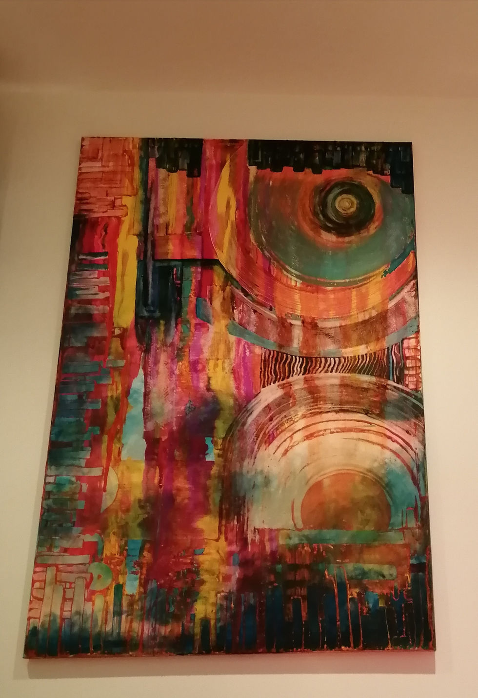 Connection ON 
Acrylic on linen 120x 80
Katarina Dodic