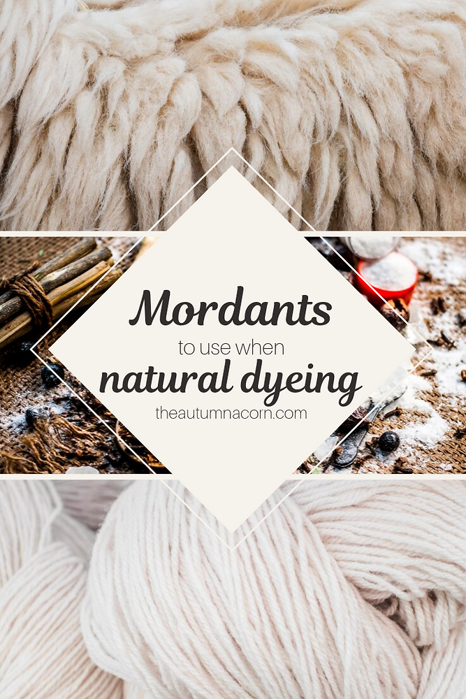 Best Mordants to Use When Natural Dyeing