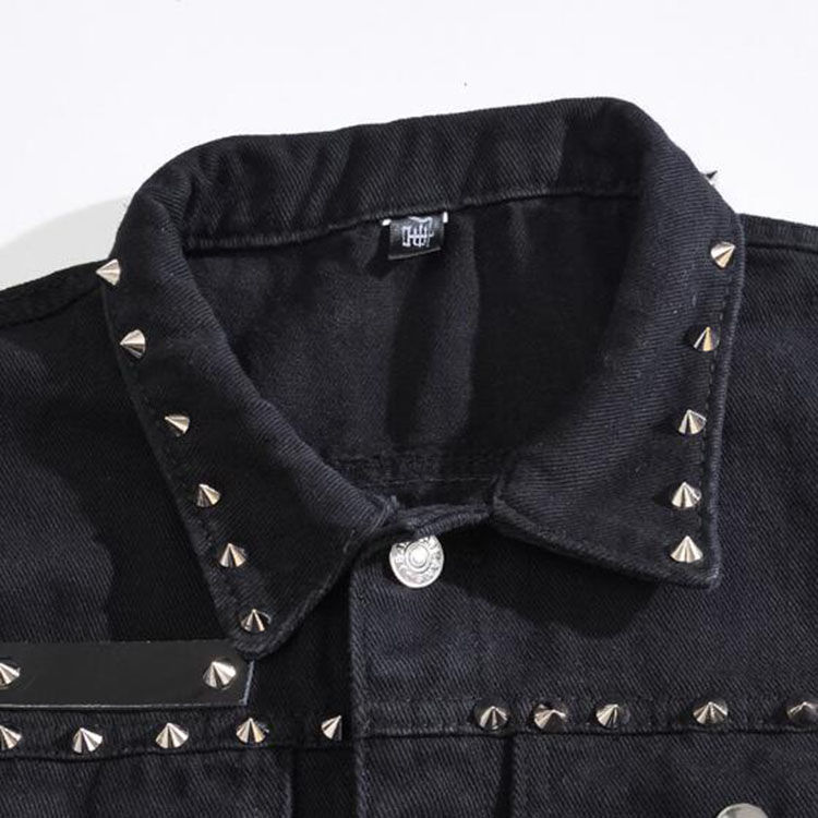 Thumbnail: Sleeveless Motorcycle Denim Vest