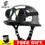 Thumbnail: Retro DOT Leather Open Face Half Helmet