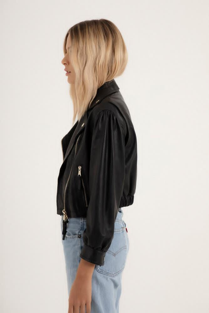 Thumbnail: Puffy Biker Jacket