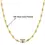 Thumbnail: Gold Stainless Steel Chain Necklace for Men & Women